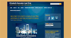 Desktop Screenshot of gonzalezlawyers.com