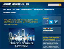 Tablet Screenshot of gonzalezlawyers.com